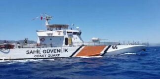 sahil güvenlik kurtardı yangın