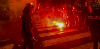 italya sokak olay protesto